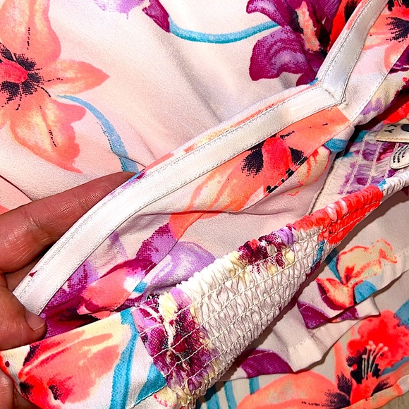 NWOT Roxy Floral Tube Top - Picture 6 of 7